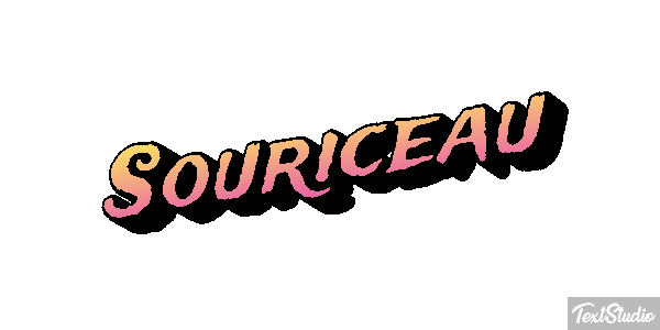 Souriceau Effet de texte