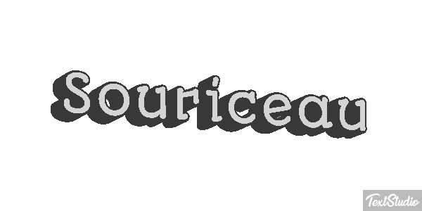 Souriceau Effet de texte