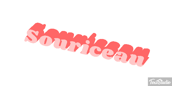 Souriceau Effet de texte