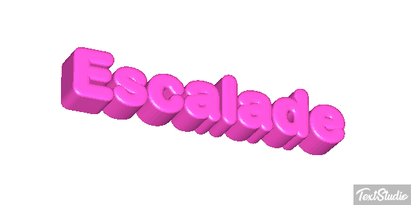 Escalade テキスト効果
