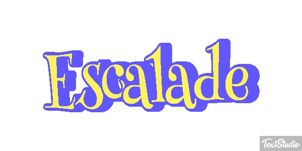Escalade テキスト効果