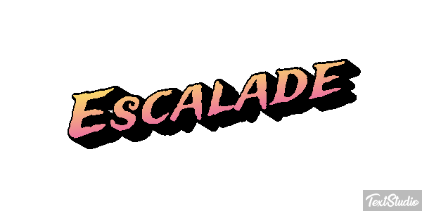 Escalade テキスト効果