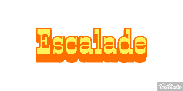 Escalade テキスト効果