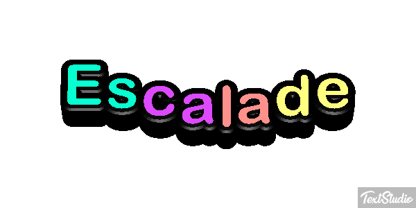 Escalade テキスト効果