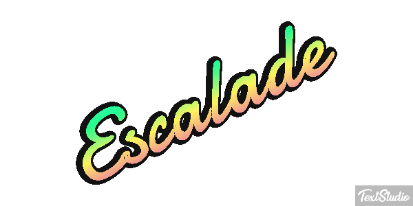 Escalade テキスト効果