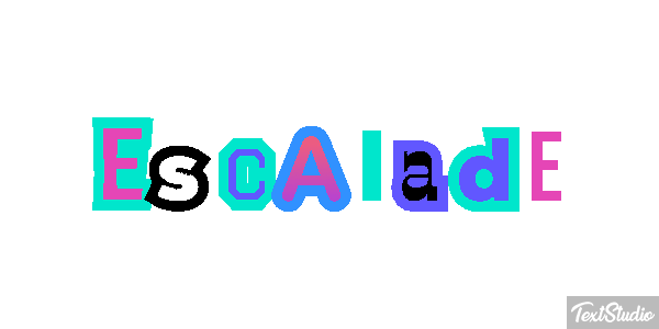 Escalade テキスト効果