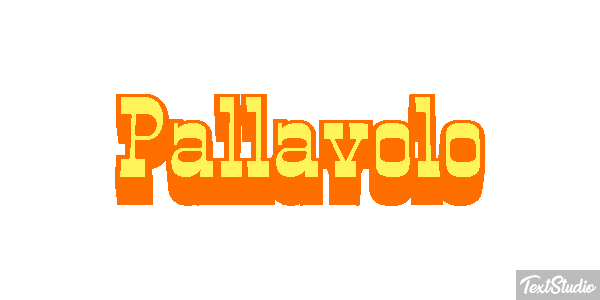Pallavolo Effetto testo