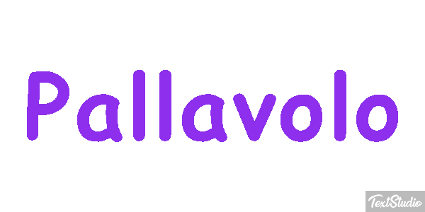 Pallavolo Effetto testo