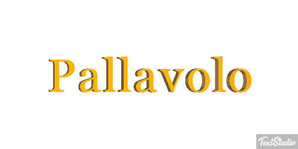 Pallavolo Effetto testo