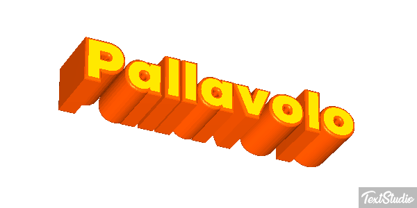 Pallavolo Effetto testo