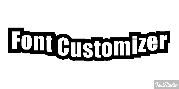 Font Customizer Text effect