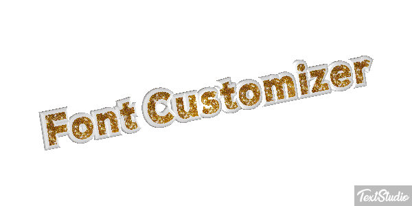 Font Customizer Text effect