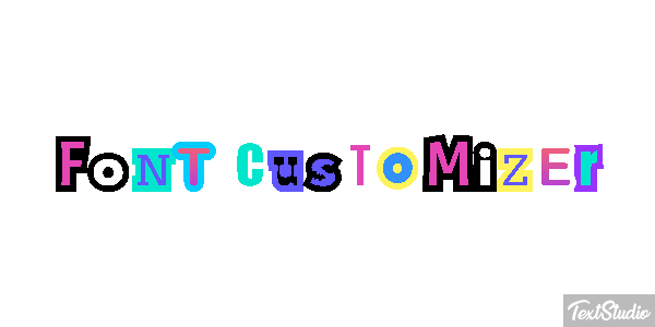 Font Customizer Text effect