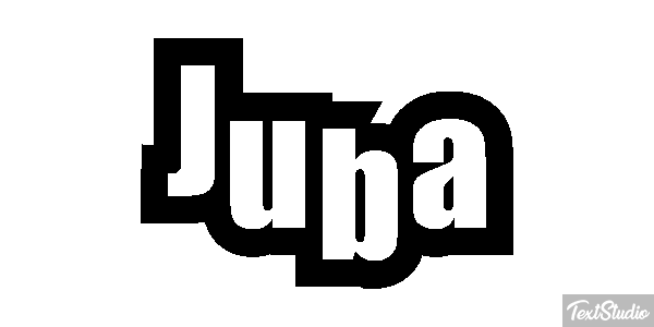 Juba Efecto de texto