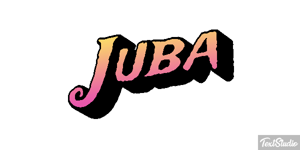 Juba Efecto de texto