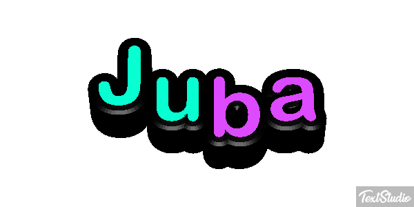 Juba Efecto de texto