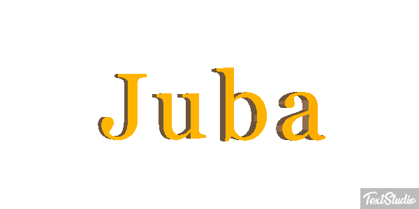 Juba Efecto de texto