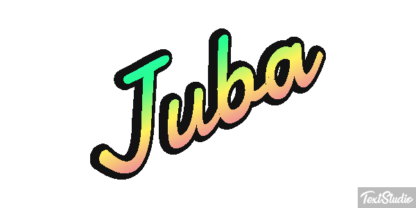 Juba Efecto de texto