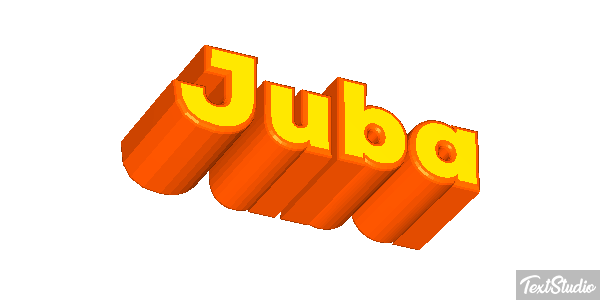 Juba Efecto de texto