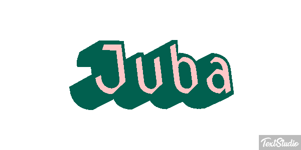 Juba Efecto de texto