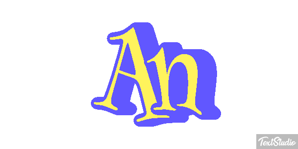 An Текстовый эффект