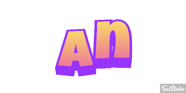 An Текстовый эффект