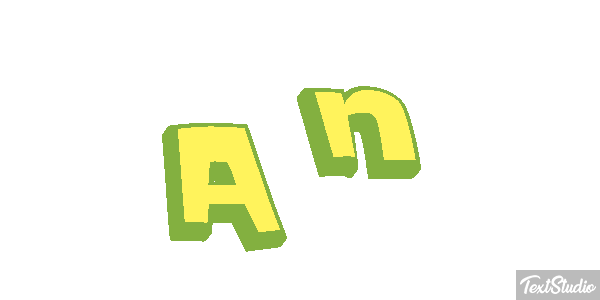 An Текстовый эффект