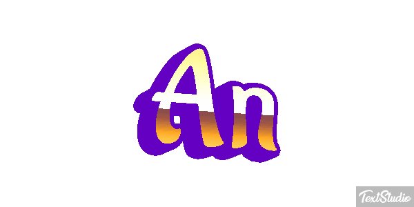 An Текстовый эффект