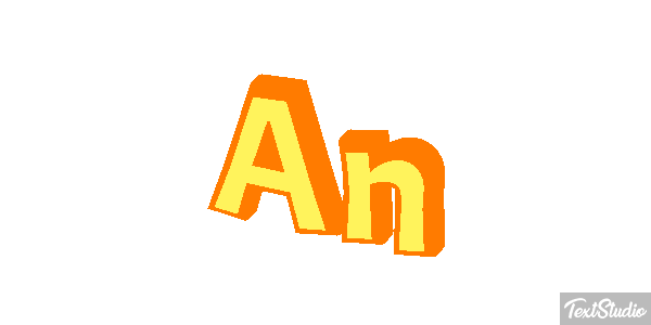 An Текстовый эффект
