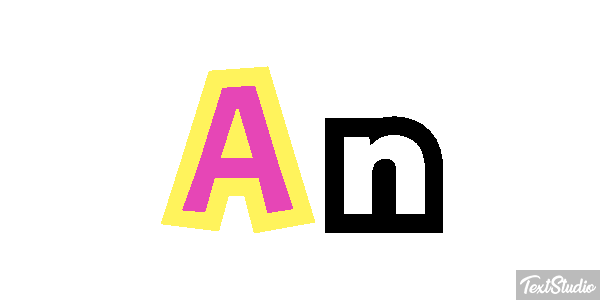 An Текстовый эффект
