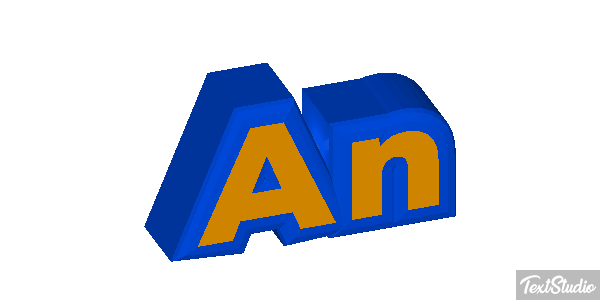 An Текстовый эффект