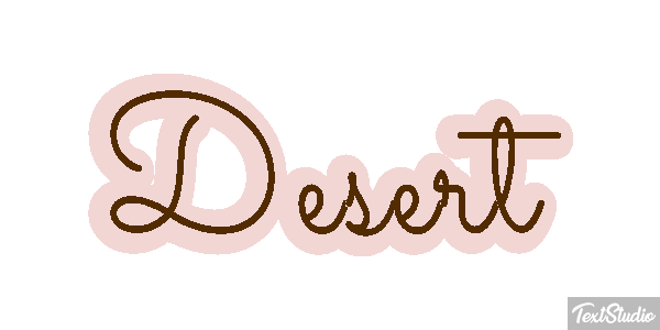 Desert Text effect