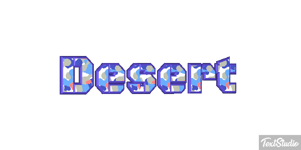 Desert Text effect