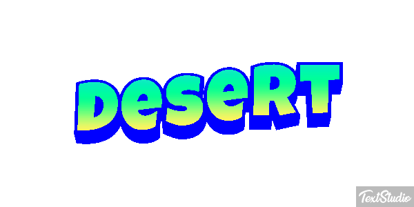 Desert Text effect