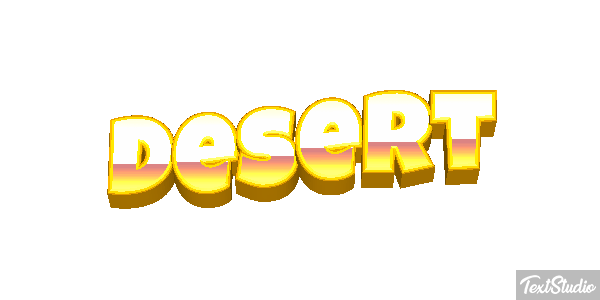 Desert Text effect
