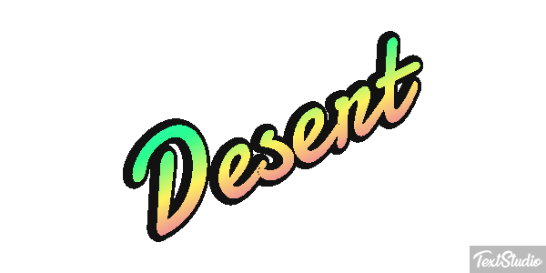 Desert Text effect