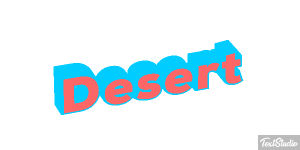 Desert Text effect