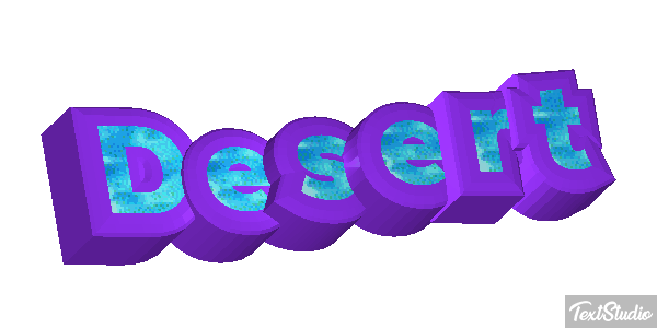 Desert Text effect