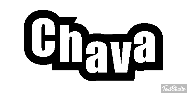 Chava Text effect