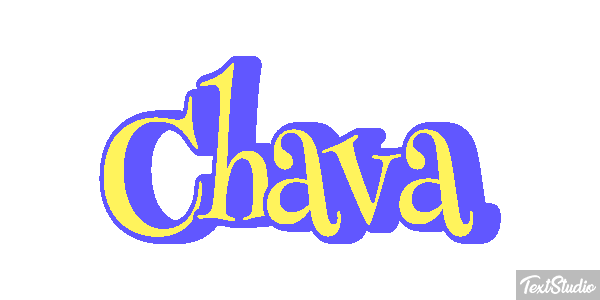 Chava Text effect
