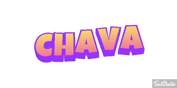 Chava Text effect