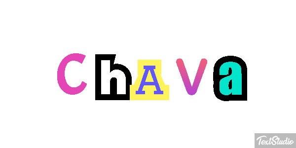 Chava Text effect