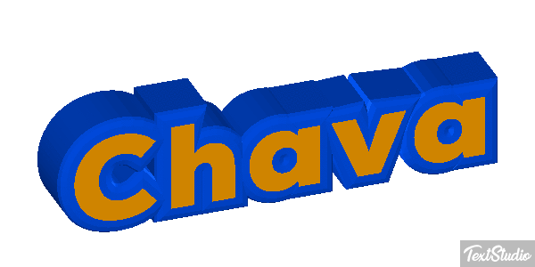 Chava Text effect