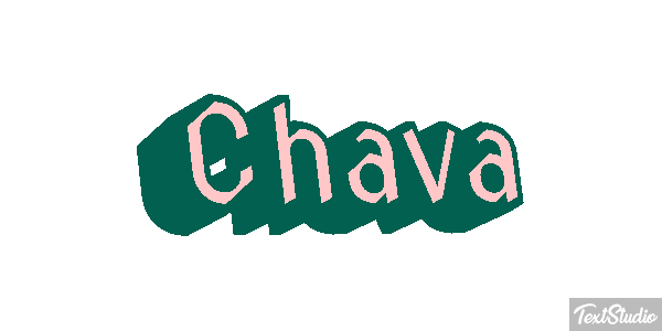 Chava Text effect