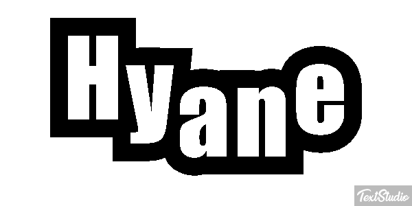 Hyäne Texteffekt