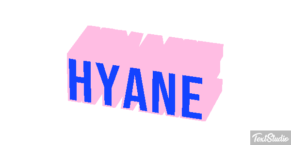 Hyäne Texteffekt