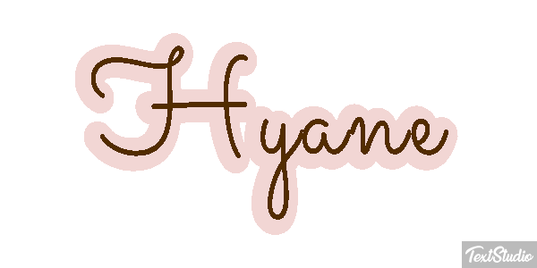 Hyäne Texteffekt