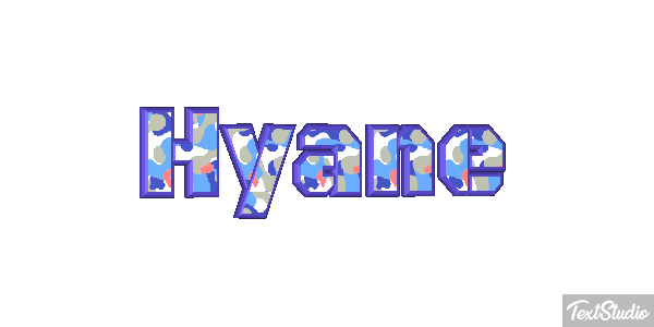 Hyäne Texteffekt
