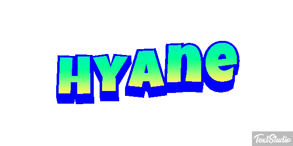 Hyäne Texteffekt
