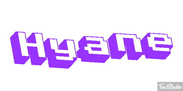 Hyäne Texteffekt